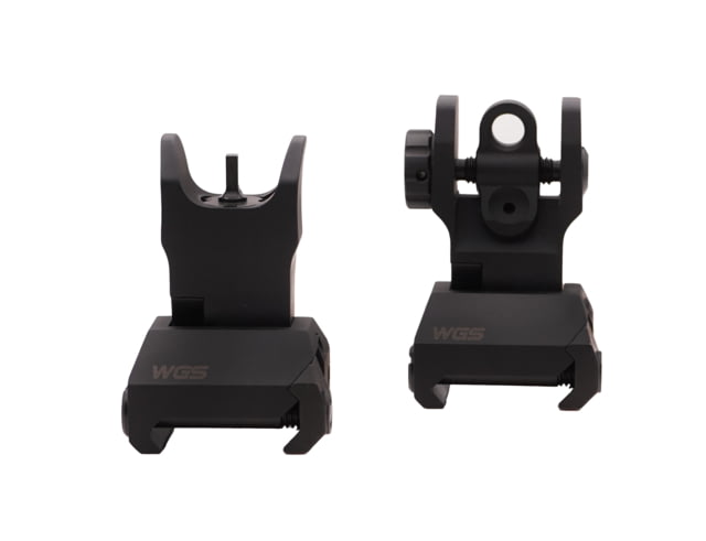 USED Williams Gun Sight Blackout Picatinny Rail Folding Sight Set Black  EDEMO1 Used Condition Fair - Williams Gun Sight