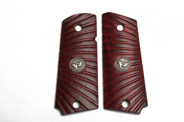 Wilson Combat Grips Handgun Grip Compact Cocobolo Starburst Pattern - Wilson Combat