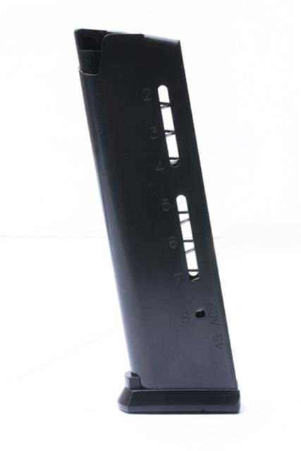 son Combat 1911 Elite Tactical Magazine .45 ACP Full-Size 8 Round ETM Base Pad Black Ammo