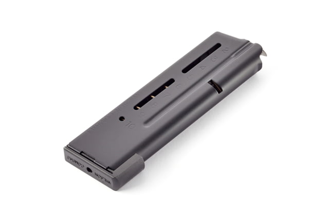 Wilson Combat 1911 Elite Tactical Magazine 9mm CP 10RD Lo-Profile Steel Base Pad Black 10RD - Wilson Combat