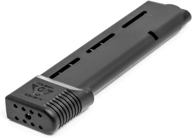 son Combat 1911 Magazine .45 ACP Full-SizeWrap Around Base Pad Black 10 Round Ammo