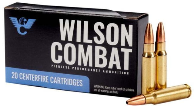 Wilson Combat 6.8 SPC 112 Grain Controlled Chaos Brass Rifle Ammo 20 Rounds
