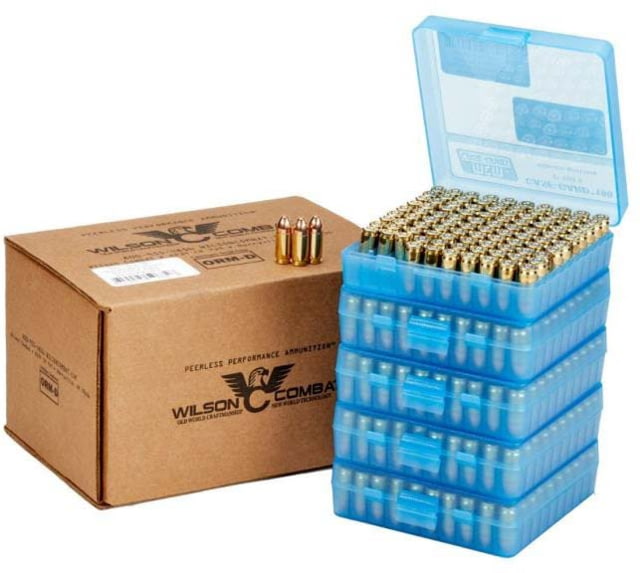 Wilson Combat 9mm 147 Grain Full Metal Jacket Brass Pistol Ammo 500 Rounds son Combat 9mm 147 Grain Full Metal Jacket Brass Pistol 500 Rounds Ammo