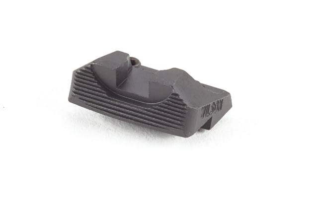 Wilson Combat Battlesight Rear Sight for Glock Square Notch Serrated Blade .180 in Wide Black - Wilson Combat