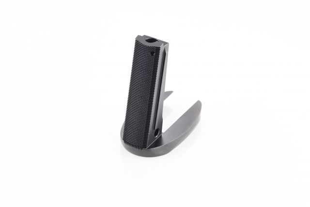 Wilson Combat Wilson Combat Bullet Proof One-Piece Magwell Mainspring Housing Full Size Blue - $159.99 at Optics Planet