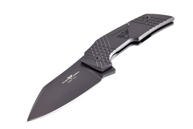 Wilson Combat EDC-X Tactical Folding Knife X-TAC Pattern Titanium Framelock Black - Wilson Combat