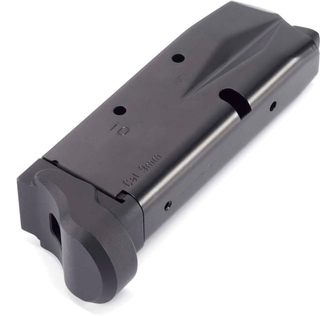 son Combat EDC X9s/SFX9 9mm 10 Round Pistol Magazine W/Finger Rest Base Plate Black 10RD Ammo