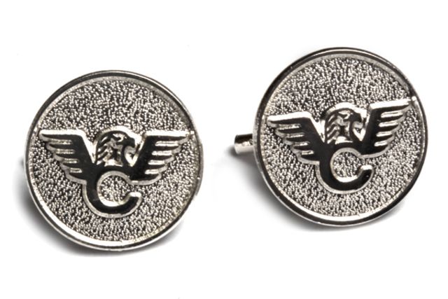 Wilson Combat Grip Medallion Set of 2 Sterling Silver - Wilson Combat