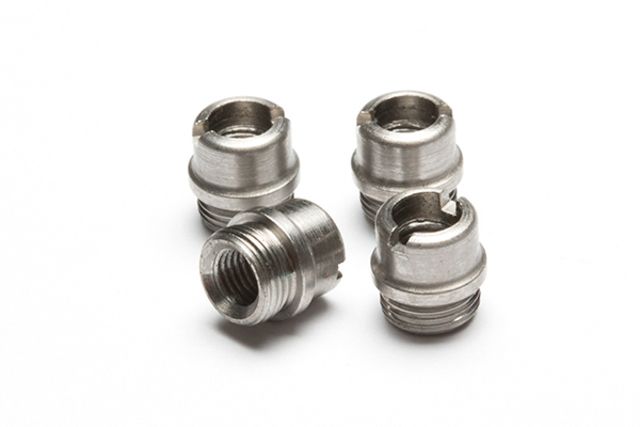 Wilson Combat Grip Screw Bushing Stainless Package of 4 Stainless