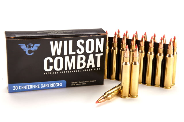 Wilson Combat Hornady V-MAX .223 Remington 60 Grain Brass Cased Pistol Ammo 20 Round 20RD son Combat Hornady V-MAX .223 Remington 60 Grain Brass Cased Pistol 20 Round 20RD Ammo