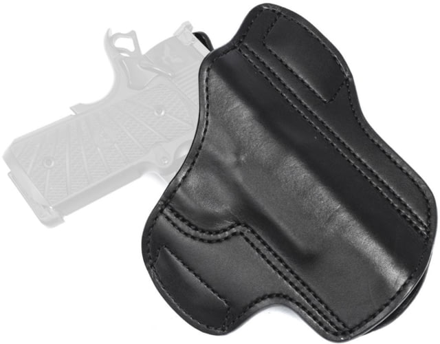Wilson Combat Jason Winnie Steer Hide Outside the Waistband Holster Full-Size 1911 Right Black - Wilson Combat