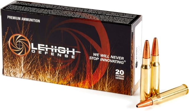 igh Defense .308 Winchester 152 Grain 05 Controlled Chaos Brass Rifle 20 Rounds Ammo