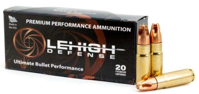 son Combat Lehigh Defense XP .458 SOCOM 302 Grain Fluid Transfer Monolithic Brass Cased Rifle 20 Rounds Ammo