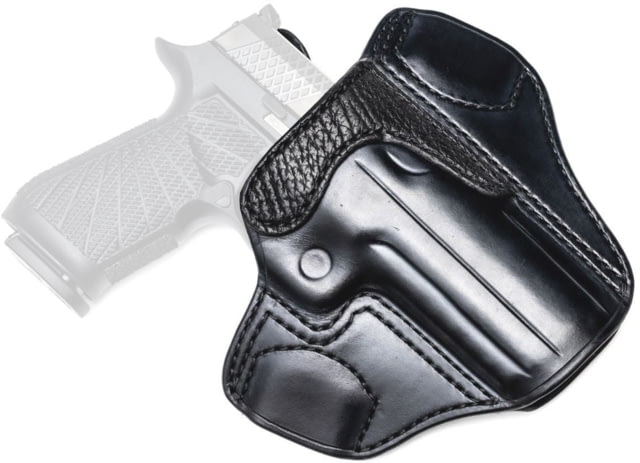 Wilson Combat Lo-Profile II Leather Outside the Waistband Holster SIG P320 Right Black - Wilson Combat
