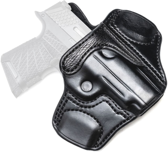 Wilson Combat Lo-Profile II Leather Outside the Waistband Holster Sig Sauer P365XL Right Black - Wilson Combat