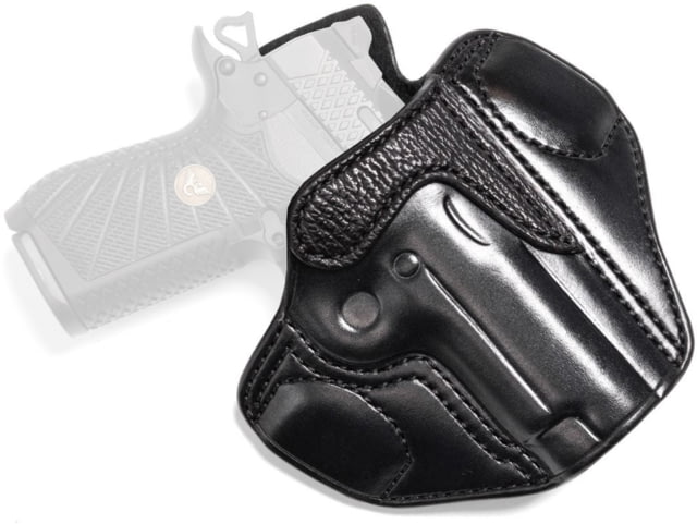 Wilson Combat Lo-Profile II Leather Outside the Waistband Holster Wilson Combat EDC X9 Right Black - Wilson Combat