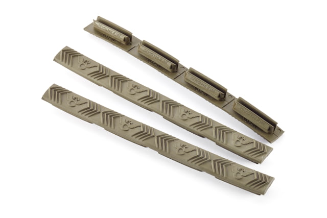 Wilson Combat M-LOK Rail Cover 4 Slot Package of 3 Green - Wilson Combat