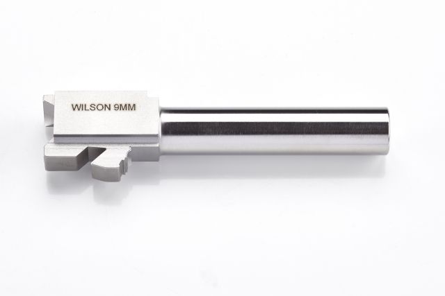 USED Wilson Combat Match Grade Barrel 9mm Glock 19 4.02in Stainless 647 EDEMO2 Used Condition Fair - Wilson Combat