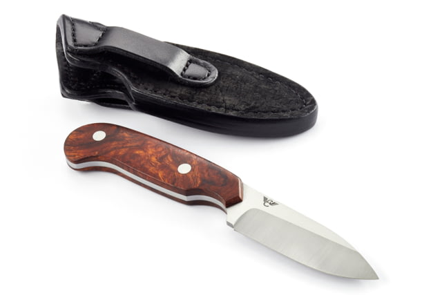 Wilson Combat Mombasa Skinner Fixed Blade Knife Des. Ironwood Woods Black - Wilson Combat