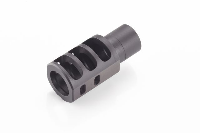 EDEMO Wilson Combat Multi-Comp Bushing Compensator Full-Size Blue 397 EDEMO1 - Wilson Combat