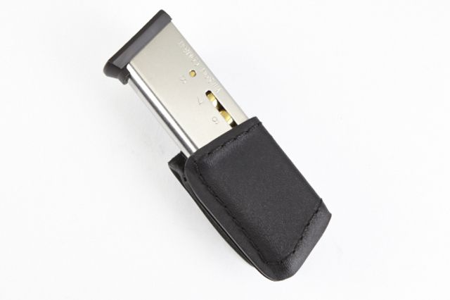 Wilson Combat Open Front Magazine Pouch 1911 Right Hand 1.5in Belt Black Kydex - Wilson Combat