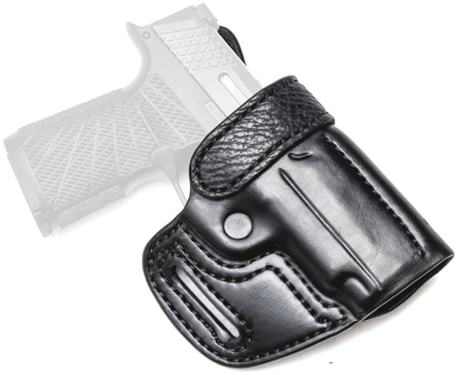 Wilson Combat Rapid Response Leather Outside the Waistband Holster Sig Sauer P365XL Right Black - Wilson Combat
