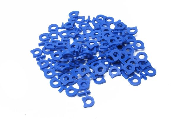 Wilson Combat Shok-Buff Recoil Buffers 1911 Bulk Package of 100 Blue - Wilson Combat