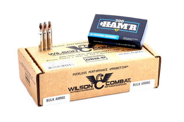 Wilson Combat Speer HAM'R HOT-CORE 300 HAM'R 130 Grain Nickel Cased Pistol Ammo 200 Round 200RD - Wilson Combat