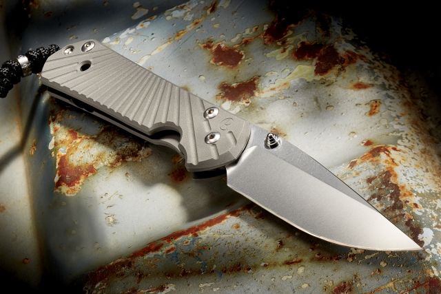 Wilson Combat Star-Benza Large Titanium Framelock Left Hand Wilson Tactical Chris Reeve Knives - Wilson Combat