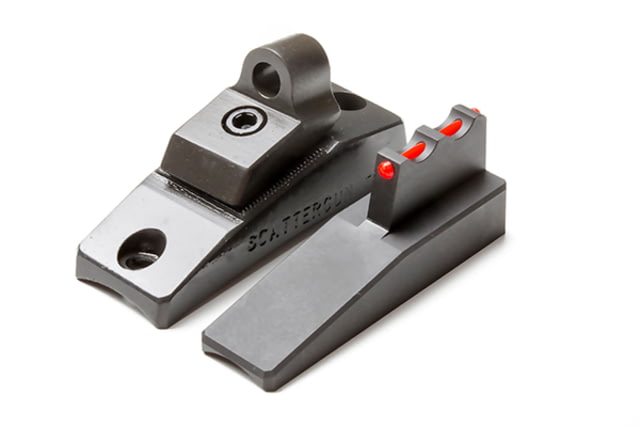 Wilson Combat Trak-Lock II Ghost Ring Sight Set 12 Ga .735 in Red Fiber Optic Front 14 in Barrel