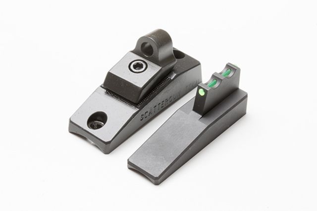 Wilson Combat Trak-Lock II Ghost Ring Sight Set 12 Gauge .735in Green Fiber Optic Front for 14in Barrel - Wilson Combat