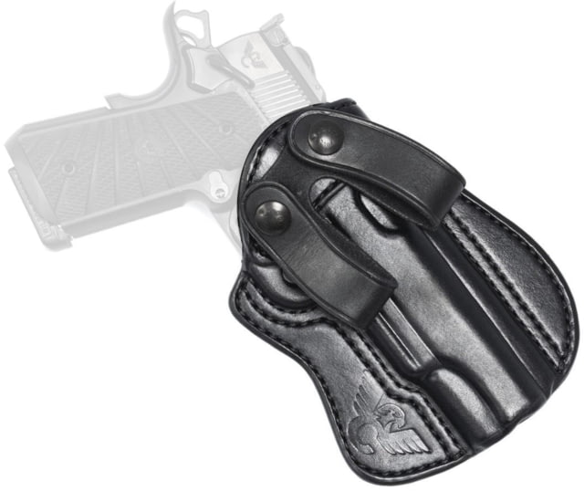 Wilson Combat Undercover Professional Cowhide Leather Inside the Waistband Holster w/Rail Full-Size 1911 Right Black - Wilson Combat