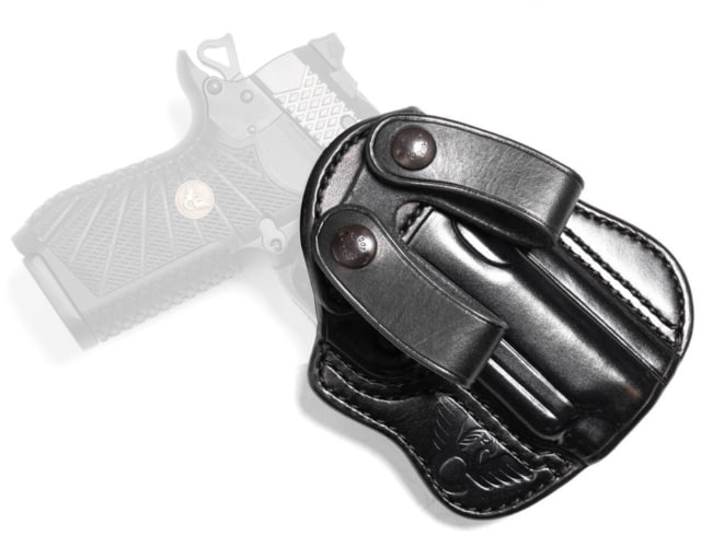 Wilson Combat Undercover Professional Cowhide Leather Inside the Waistband Holster w/ Rail Wilson Combat EDC X9/SFX9 4in Right Black - Wilson Combat