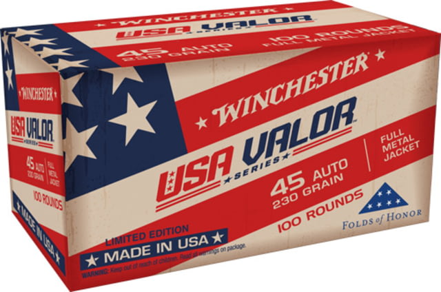 Winchester USA Target Valor .45 Auto Ammo