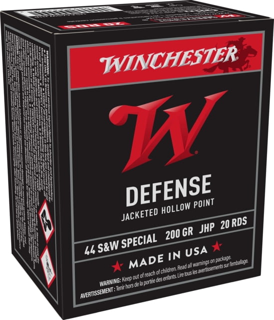 chester USA White Box .44 S&W Special 200 Grain Jacketed Hollow Point Brass Pistol 20 Rounds Ammo