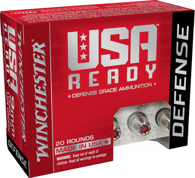 Winchester USA Ready 9mm Luger Hollow Point Ammo