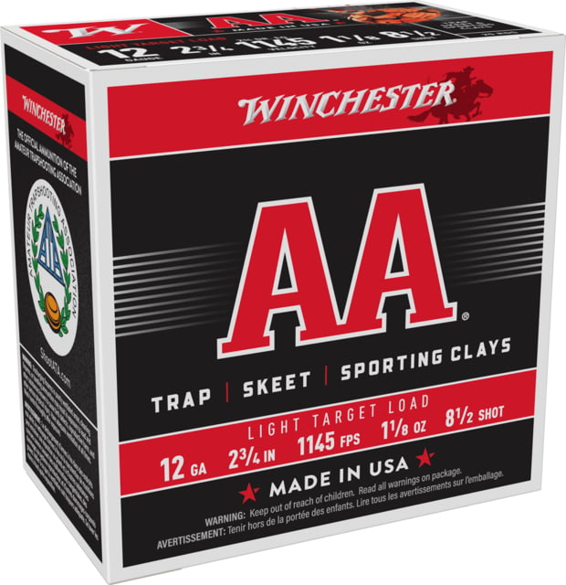 chester AA 12 Gauge 1 1/8 Oz 2.75in Centerfire Shotgun 25 Rounds Ammo