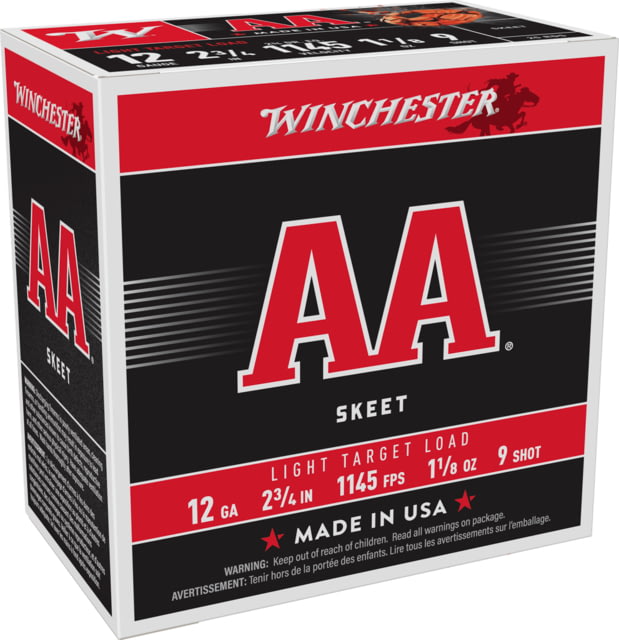 chester AA 12 Gauge 1 1/8 Oz 2.75in Centerfire Shotgun 25 Rounds Ammo