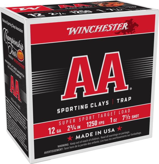 chester AA 12 Gauge 1 Oz 2.75in Centerfire Shotgun 25 Rounds Ammo
