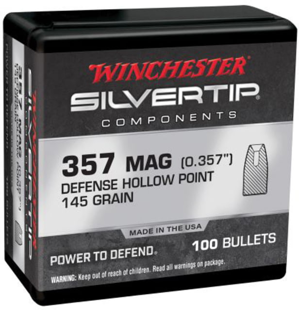 Winchester Ammo Centerfire Handgun Reloading 357 Mag .357 145 Gr Silvertip Holl - Winchester