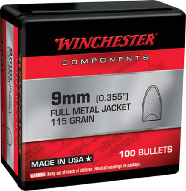 Winchester 38 Cal .357 Jacketed Hollow Points