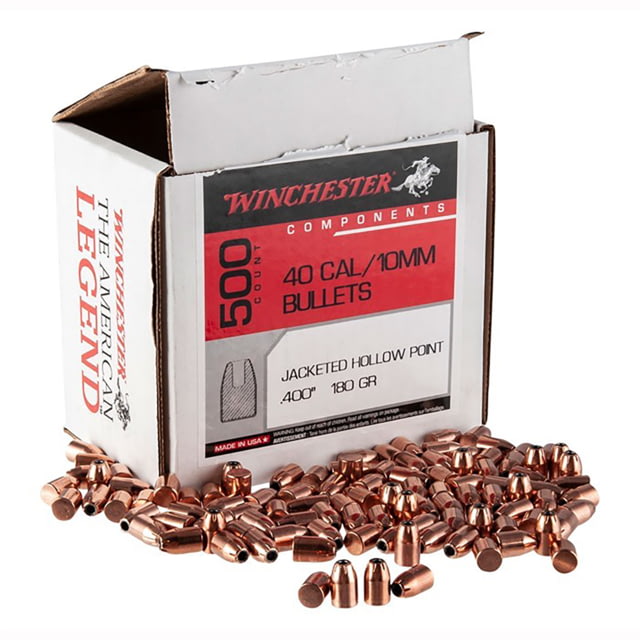 Winchester 40 S&W Jacketed Hollow Point Bullets