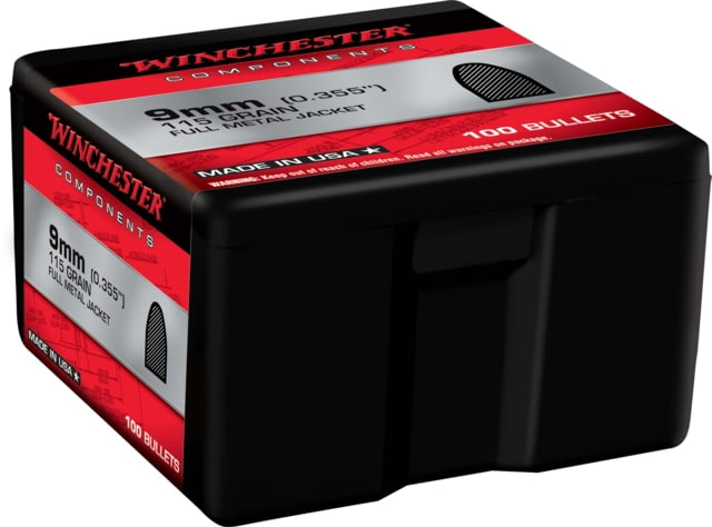 Winchester 9mm Reloading Ammo, 500 Bullets