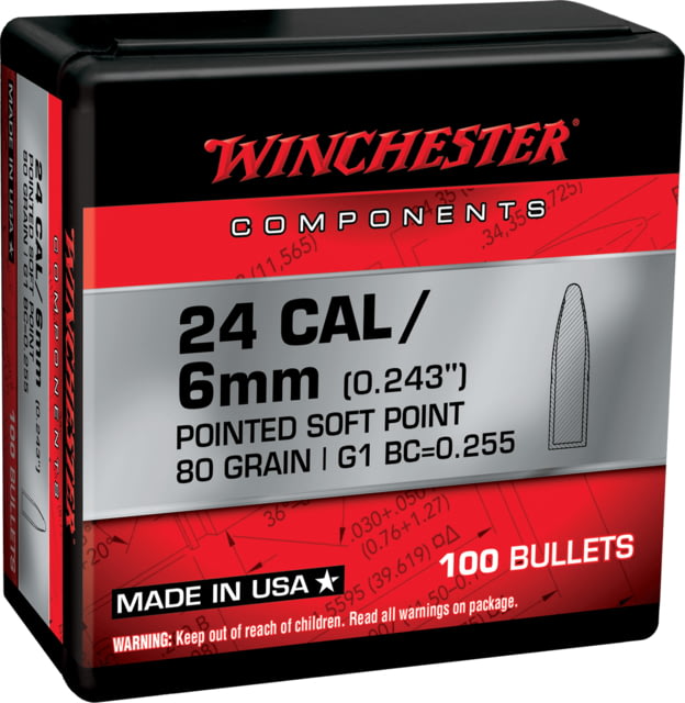 Winchester 243 Win 80 Gr Soft Point Ammo