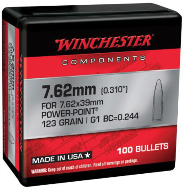 Winchester 7.62mm Power-Point Reloading Ammo