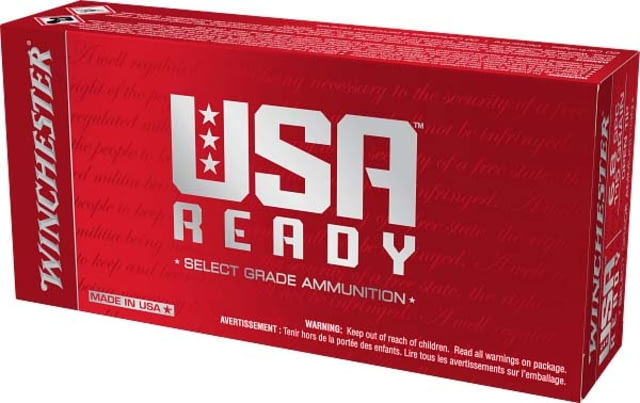 Winchester Usa Ready 6.5mm PRC 140 Grain Full Metal Jacket Centerfire Rifle Ammo 20 Rounds