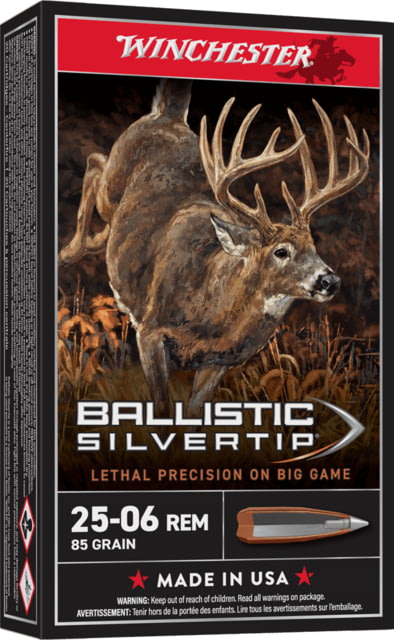 Winchester 25-06 Remington Silvertip Ammo