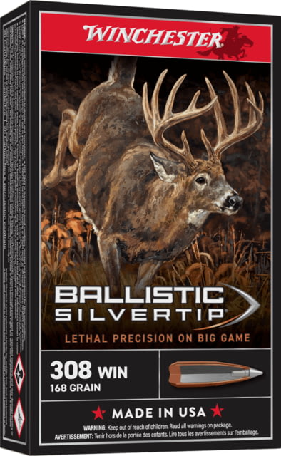 Winchester Ballistic Silvertip .308 Ammo
