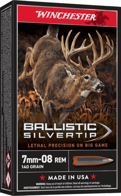 Winchester 7mm-08 Remington Ballistic Silvertip Ammo