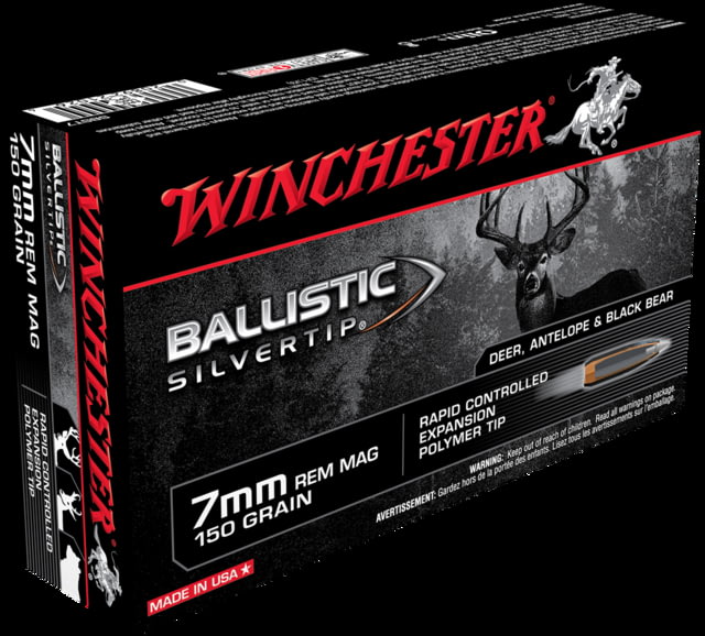 Winchester 7mm Remington Magnum Ammo 150 Grain